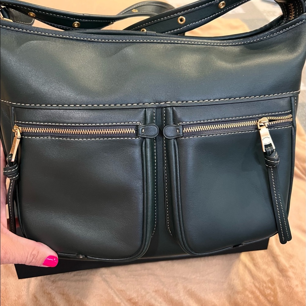 New without tags.  Coach Andie glove leather bag